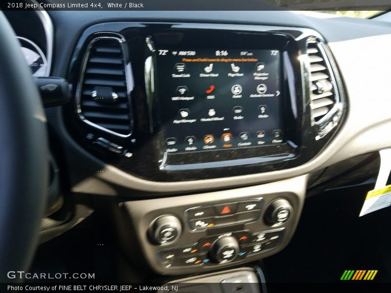 White / Black 2018 Jeep Compass Limited 4x4