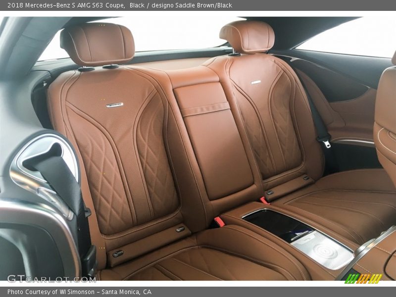 Rear Seat of 2018 S AMG S63 Coupe