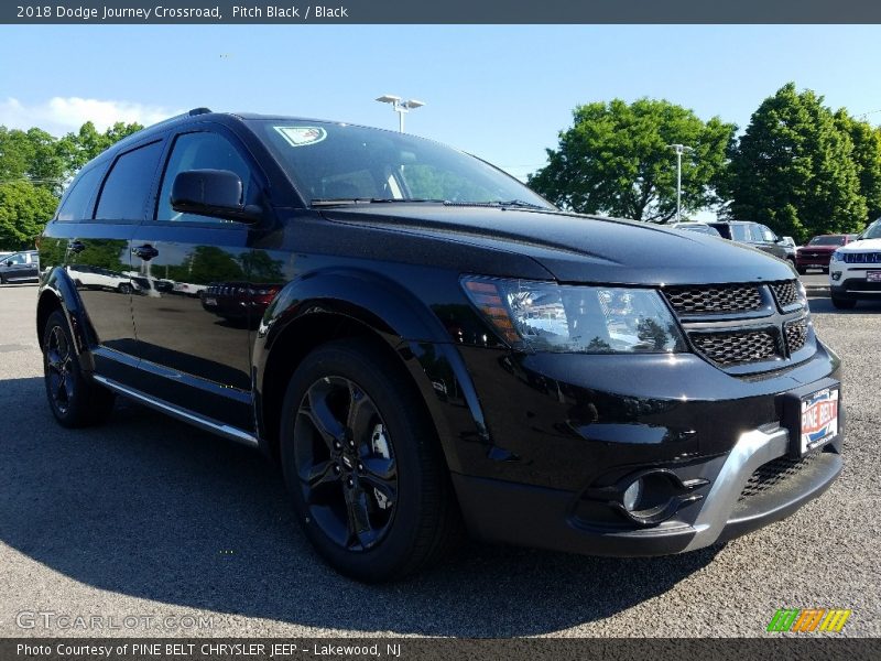 Pitch Black / Black 2018 Dodge Journey Crossroad