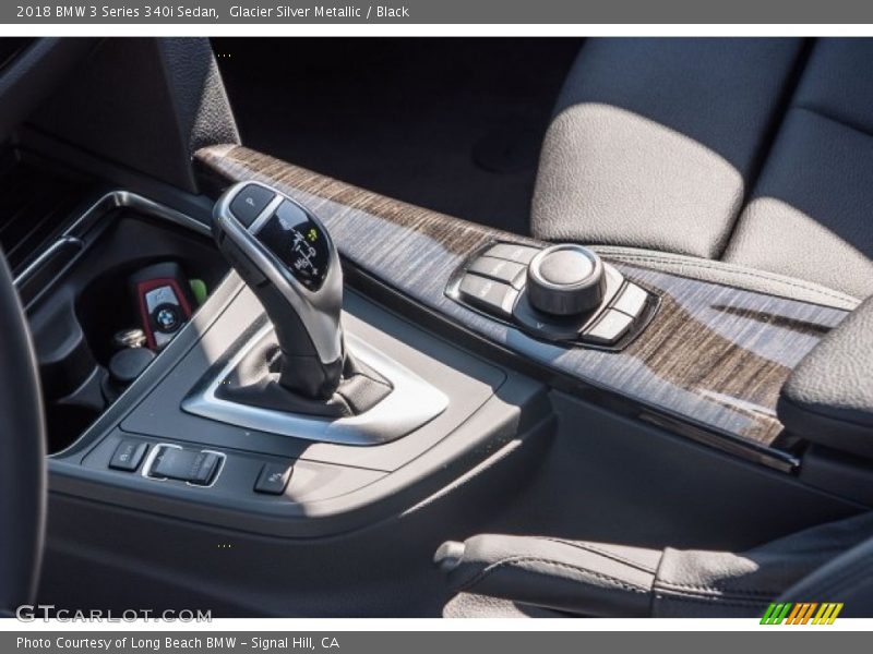 Glacier Silver Metallic / Black 2018 BMW 3 Series 340i Sedan