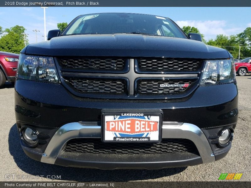 Pitch Black / Black 2018 Dodge Journey Crossroad