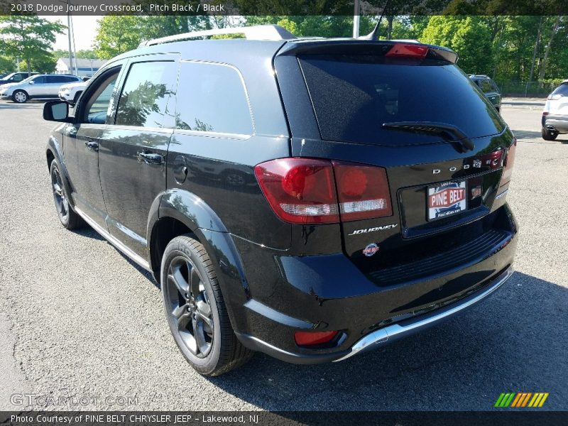 Pitch Black / Black 2018 Dodge Journey Crossroad