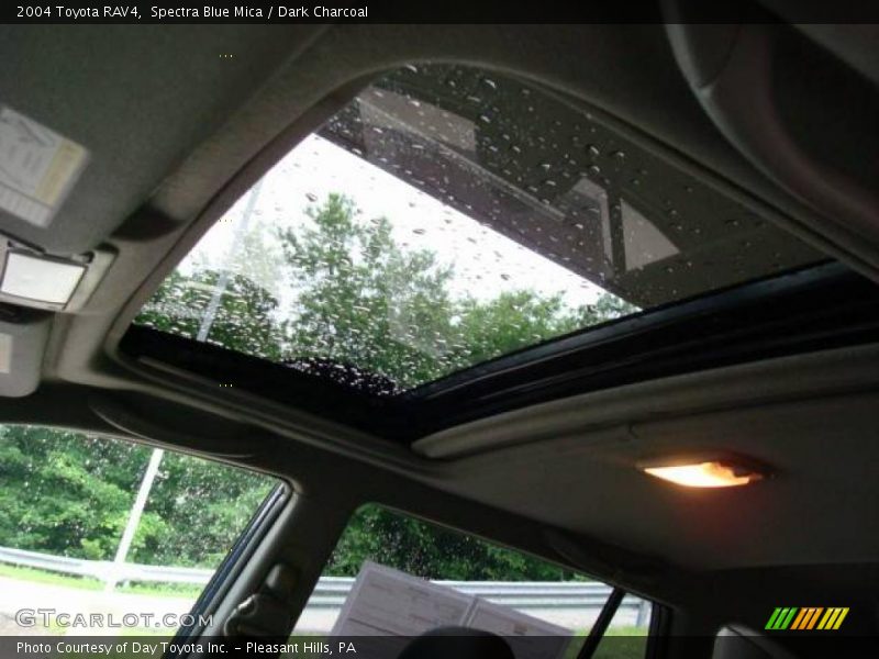 Spectra Blue Mica / Dark Charcoal 2004 Toyota RAV4