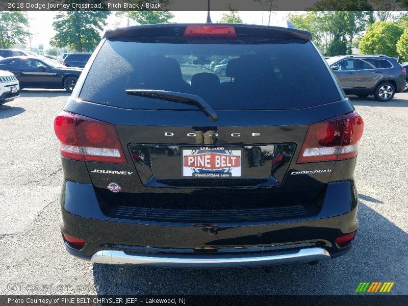 Pitch Black / Black 2018 Dodge Journey Crossroad