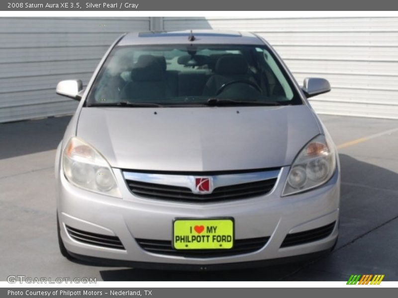 Silver Pearl / Gray 2008 Saturn Aura XE 3.5