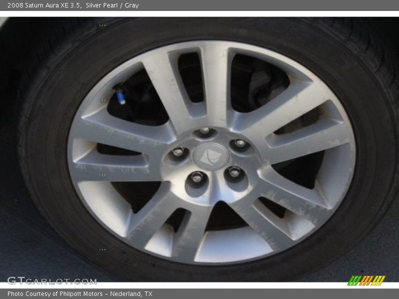 Silver Pearl / Gray 2008 Saturn Aura XE 3.5