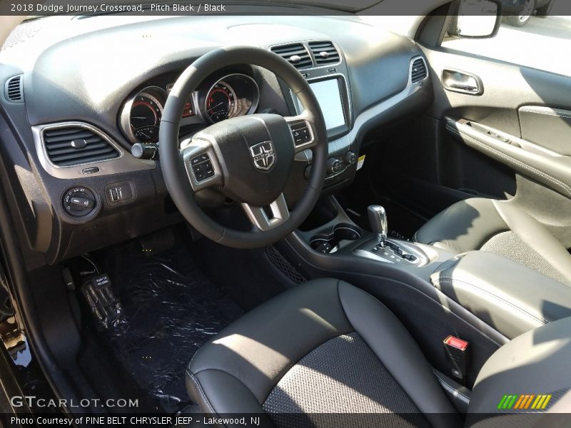 Pitch Black / Black 2018 Dodge Journey Crossroad