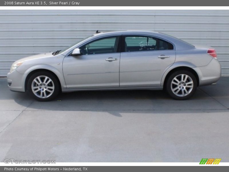 Silver Pearl / Gray 2008 Saturn Aura XE 3.5