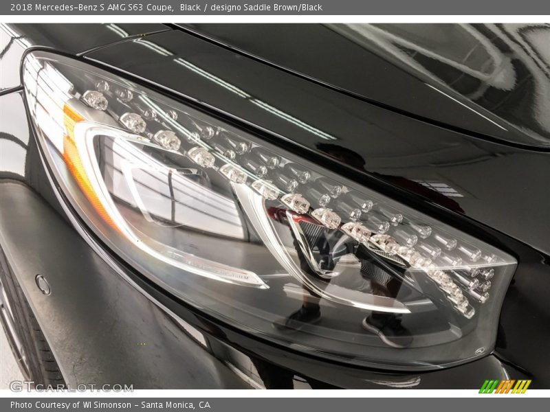 Black / designo Saddle Brown/Black 2018 Mercedes-Benz S AMG S63 Coupe