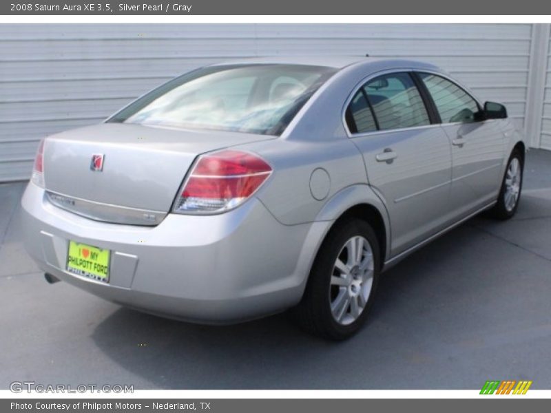 Silver Pearl / Gray 2008 Saturn Aura XE 3.5