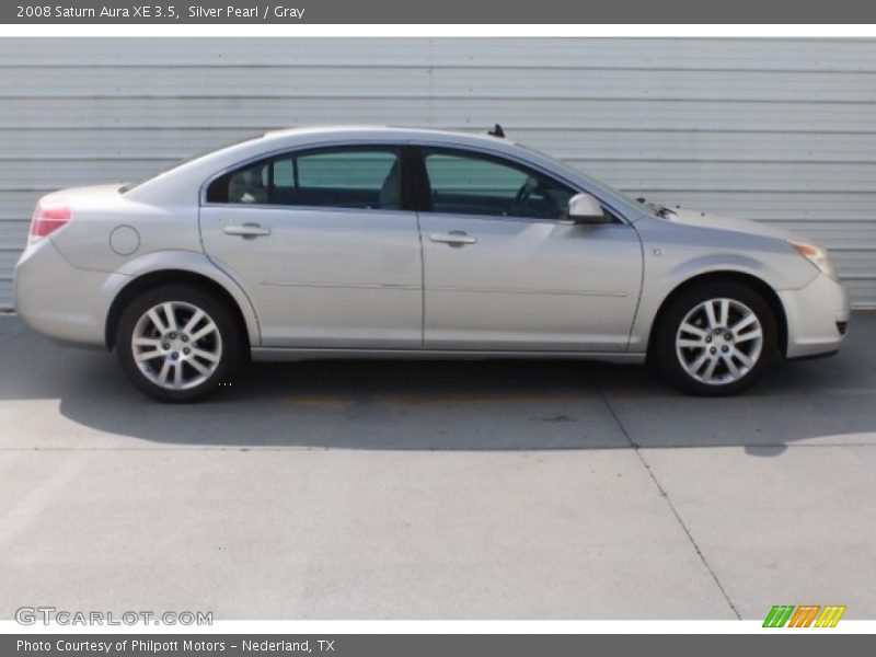 Silver Pearl / Gray 2008 Saturn Aura XE 3.5