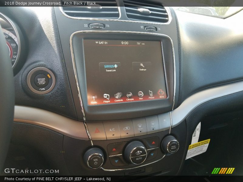 Pitch Black / Black 2018 Dodge Journey Crossroad