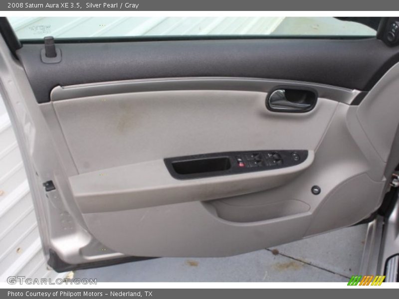 Silver Pearl / Gray 2008 Saturn Aura XE 3.5