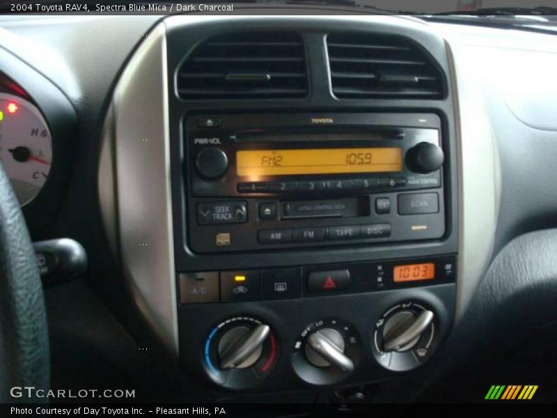 Spectra Blue Mica / Dark Charcoal 2004 Toyota RAV4