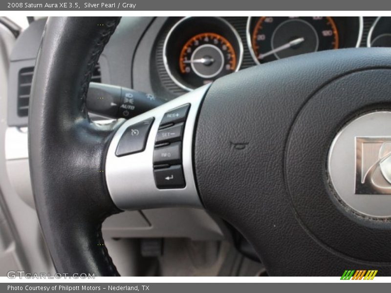 Silver Pearl / Gray 2008 Saturn Aura XE 3.5