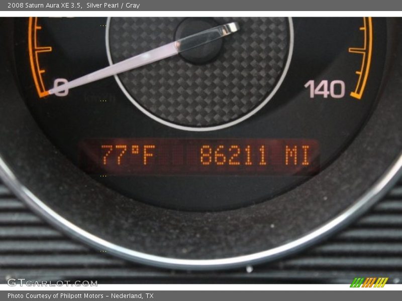 Silver Pearl / Gray 2008 Saturn Aura XE 3.5