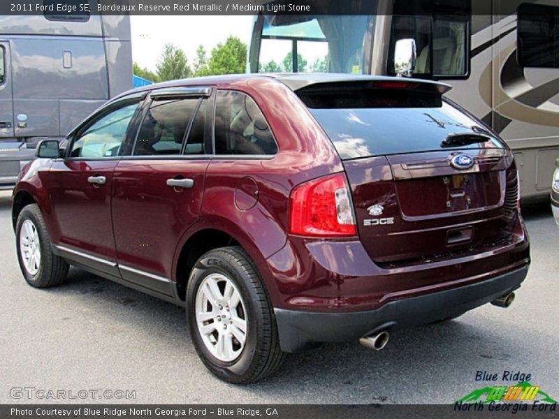 Bordeaux Reserve Red Metallic / Medium Light Stone 2011 Ford Edge SE