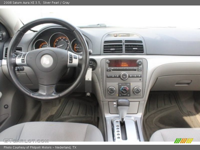 Silver Pearl / Gray 2008 Saturn Aura XE 3.5