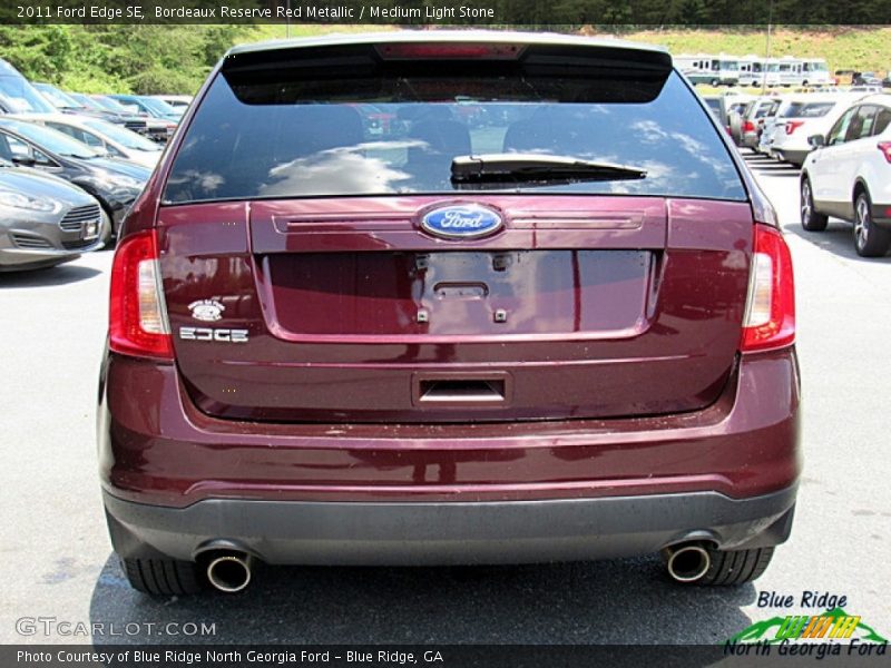 Bordeaux Reserve Red Metallic / Medium Light Stone 2011 Ford Edge SE