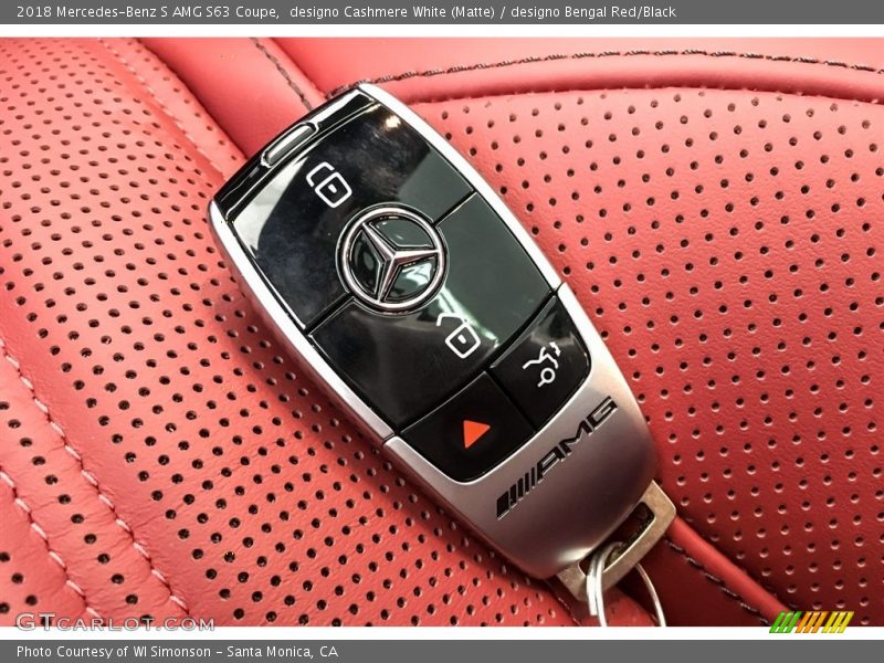 Keys of 2018 S AMG S63 Coupe