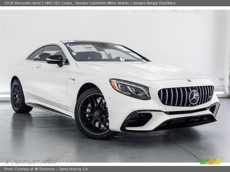  2018 S AMG S63 Coupe designo Cashmere White (Matte)