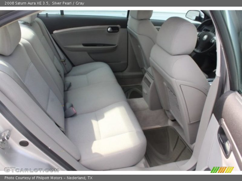 Silver Pearl / Gray 2008 Saturn Aura XE 3.5