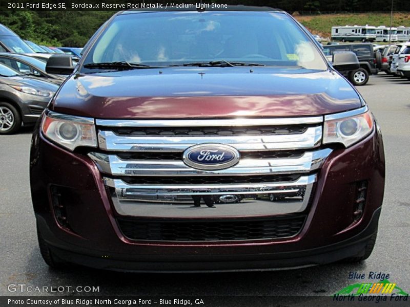 Bordeaux Reserve Red Metallic / Medium Light Stone 2011 Ford Edge SE