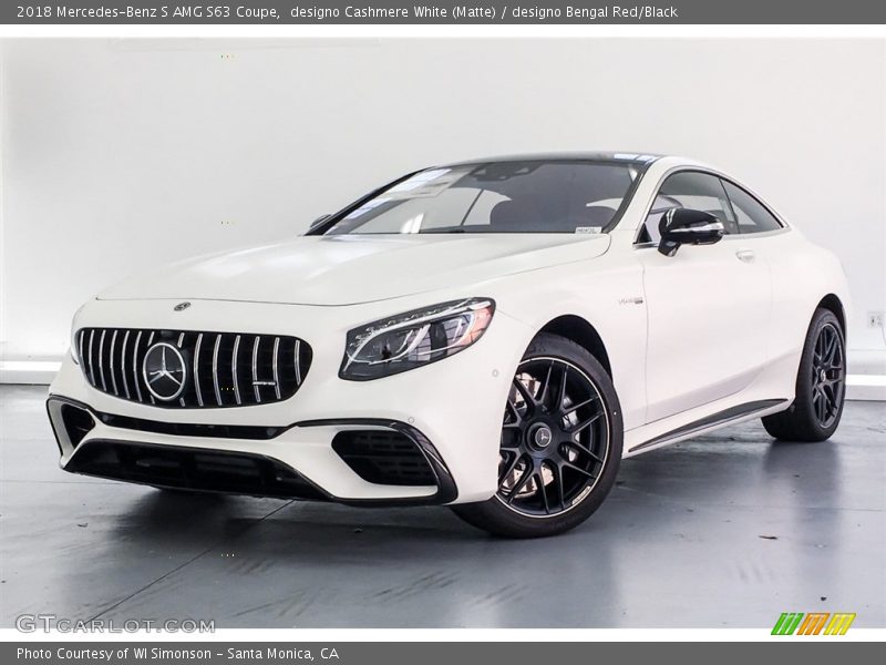 Front 3/4 View of 2018 S AMG S63 Coupe