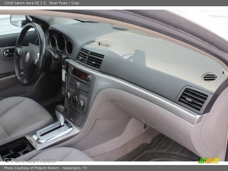 Silver Pearl / Gray 2008 Saturn Aura XE 3.5