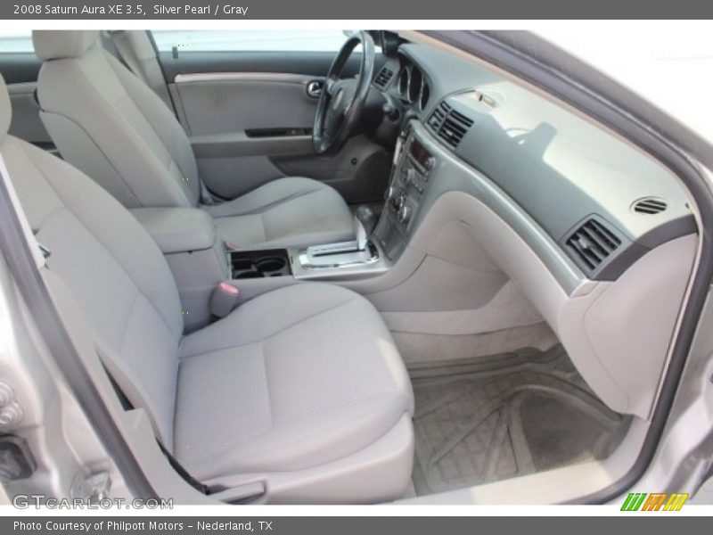 Silver Pearl / Gray 2008 Saturn Aura XE 3.5