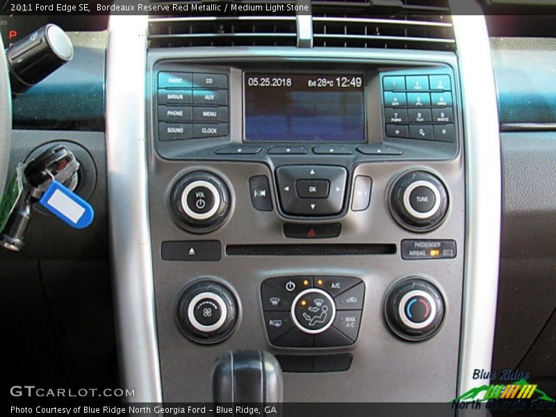 Bordeaux Reserve Red Metallic / Medium Light Stone 2011 Ford Edge SE