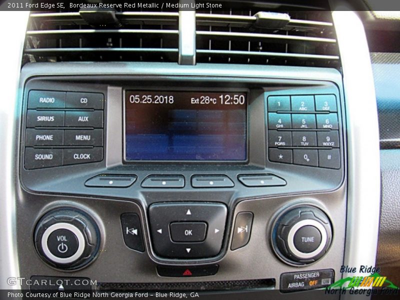 Bordeaux Reserve Red Metallic / Medium Light Stone 2011 Ford Edge SE