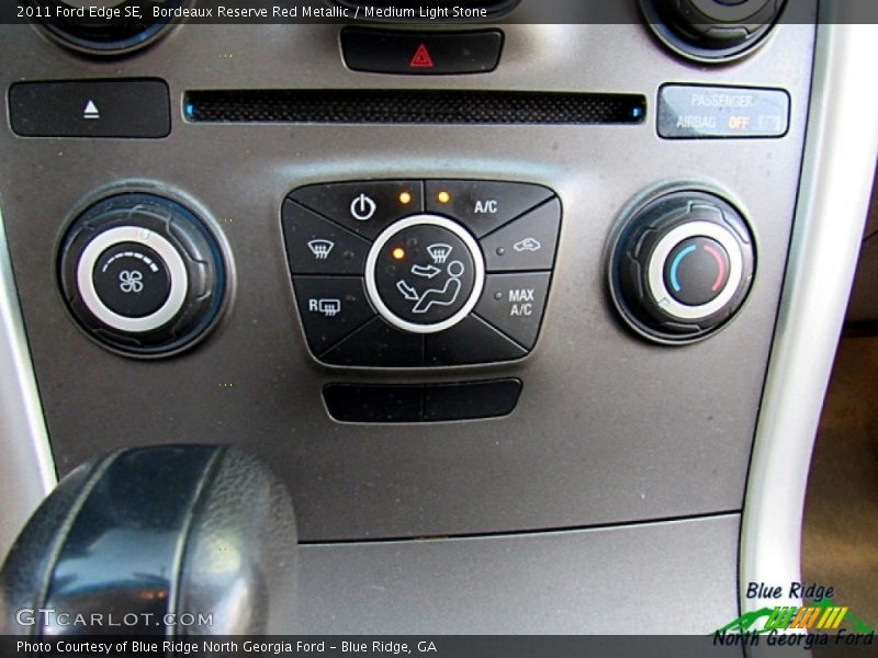 Bordeaux Reserve Red Metallic / Medium Light Stone 2011 Ford Edge SE