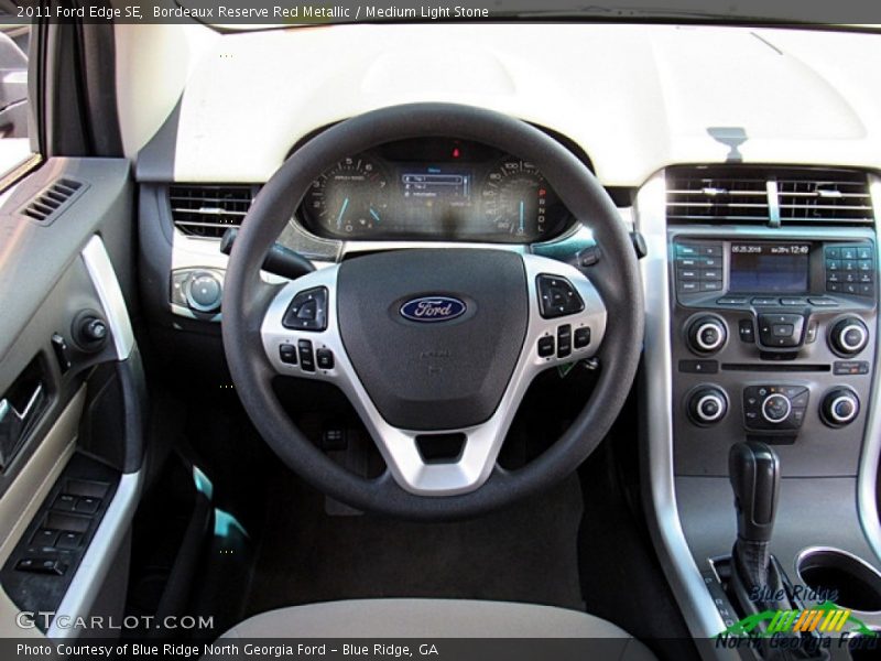 Bordeaux Reserve Red Metallic / Medium Light Stone 2011 Ford Edge SE