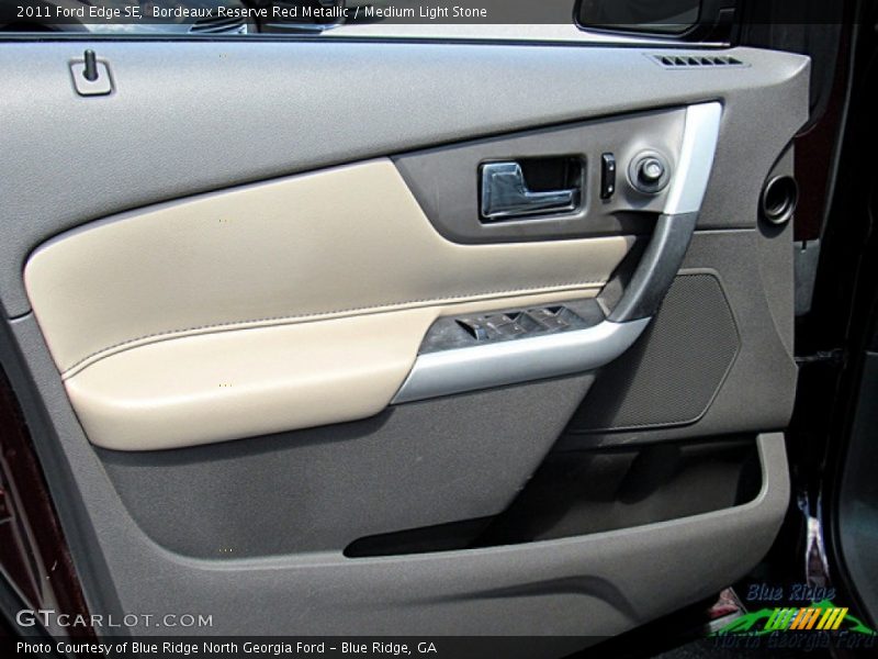 Bordeaux Reserve Red Metallic / Medium Light Stone 2011 Ford Edge SE