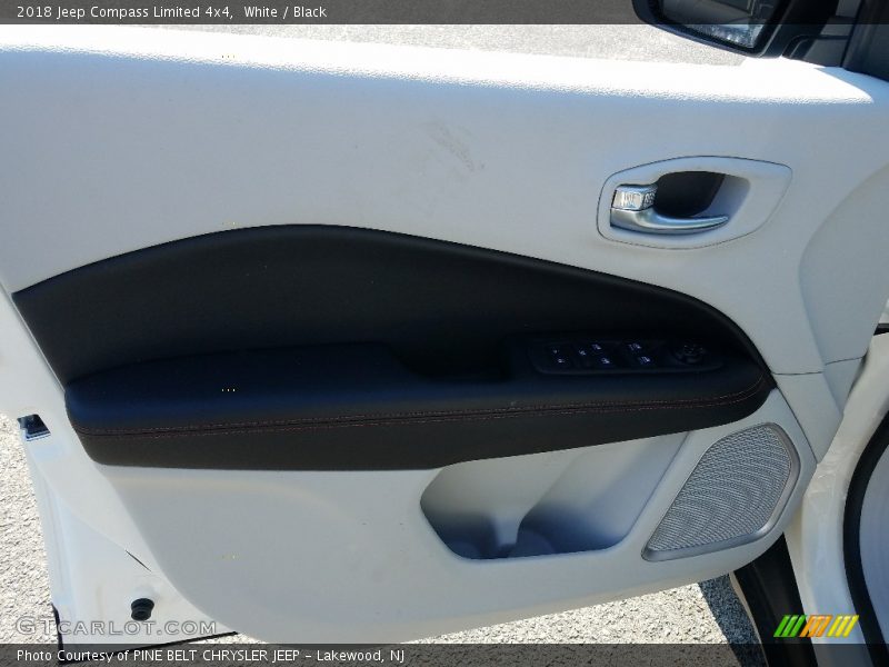 White / Black 2018 Jeep Compass Limited 4x4