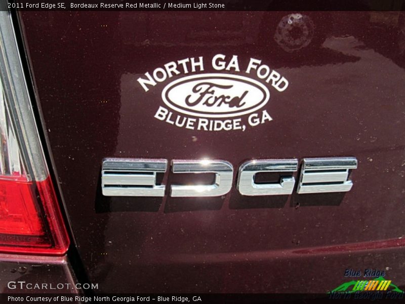 Bordeaux Reserve Red Metallic / Medium Light Stone 2011 Ford Edge SE