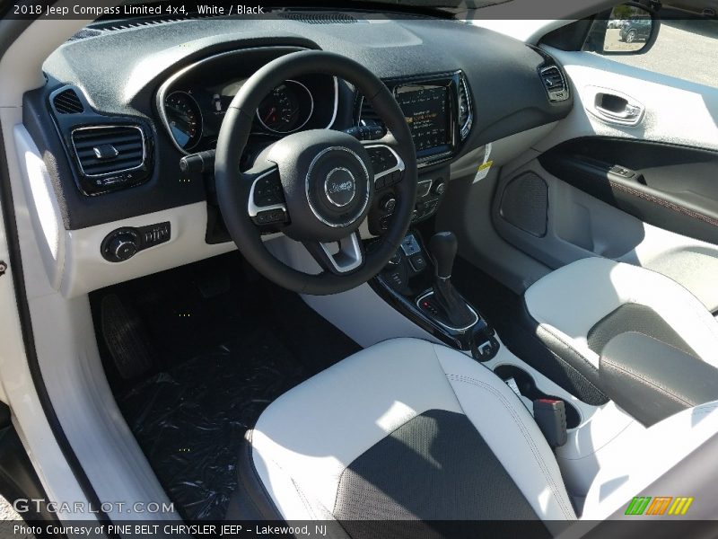 White / Black 2018 Jeep Compass Limited 4x4