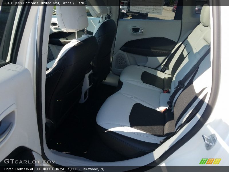 White / Black 2018 Jeep Compass Limited 4x4