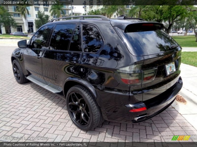Jet Black / Black 2008 BMW X5 4.8i