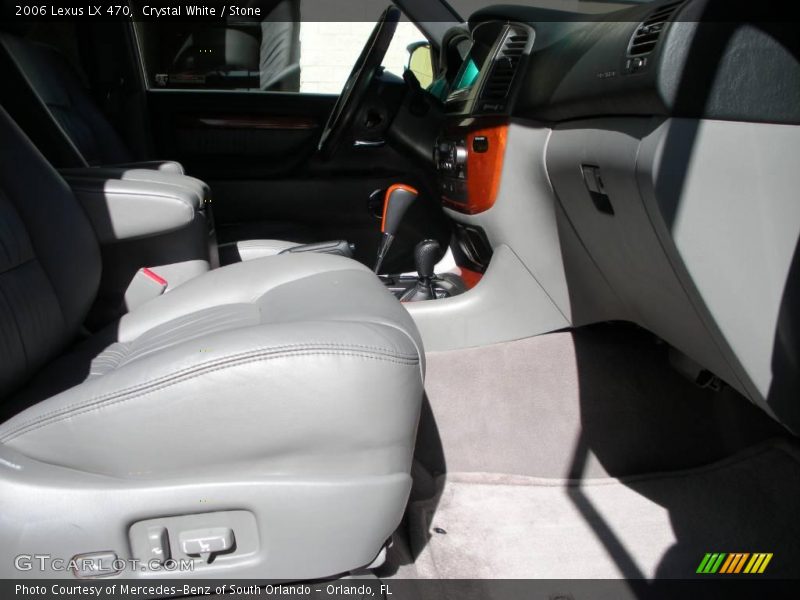 Crystal White / Stone 2006 Lexus LX 470