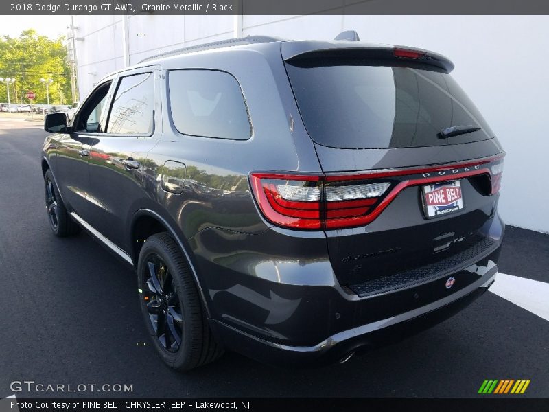 Granite Metallic / Black 2018 Dodge Durango GT AWD