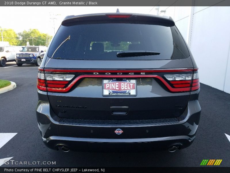 Granite Metallic / Black 2018 Dodge Durango GT AWD