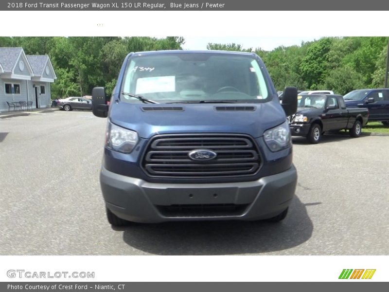 Blue Jeans / Pewter 2018 Ford Transit Passenger Wagon XL 150 LR Regular
