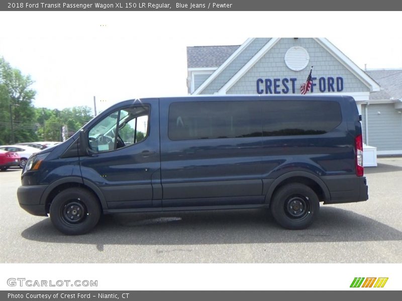 Blue Jeans / Pewter 2018 Ford Transit Passenger Wagon XL 150 LR Regular