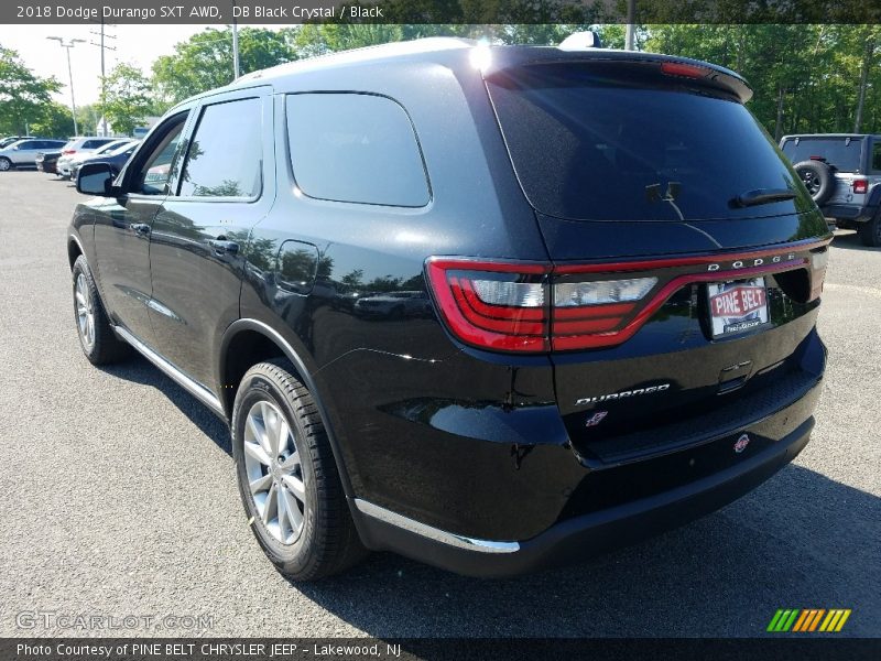 DB Black Crystal / Black 2018 Dodge Durango SXT AWD