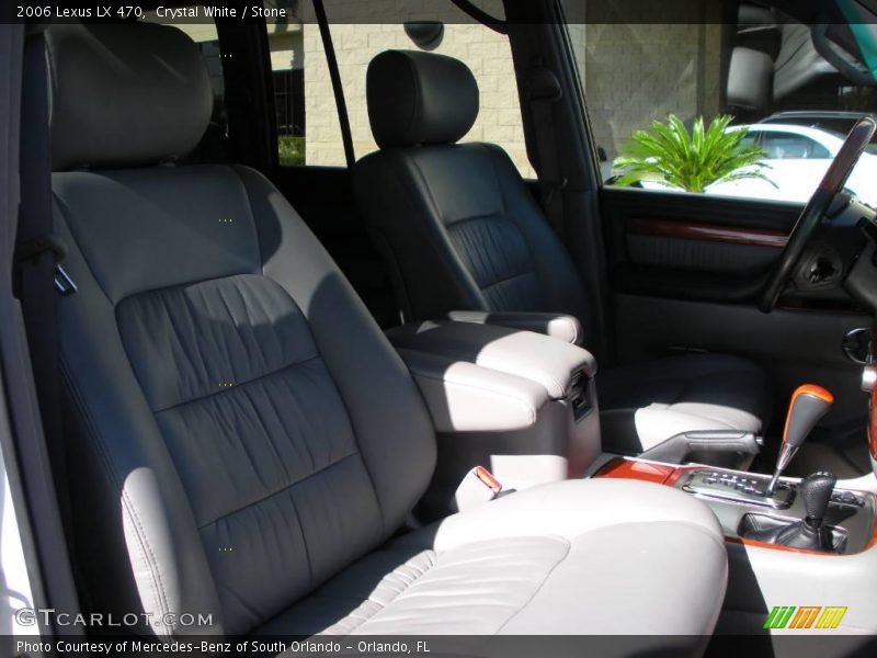Crystal White / Stone 2006 Lexus LX 470