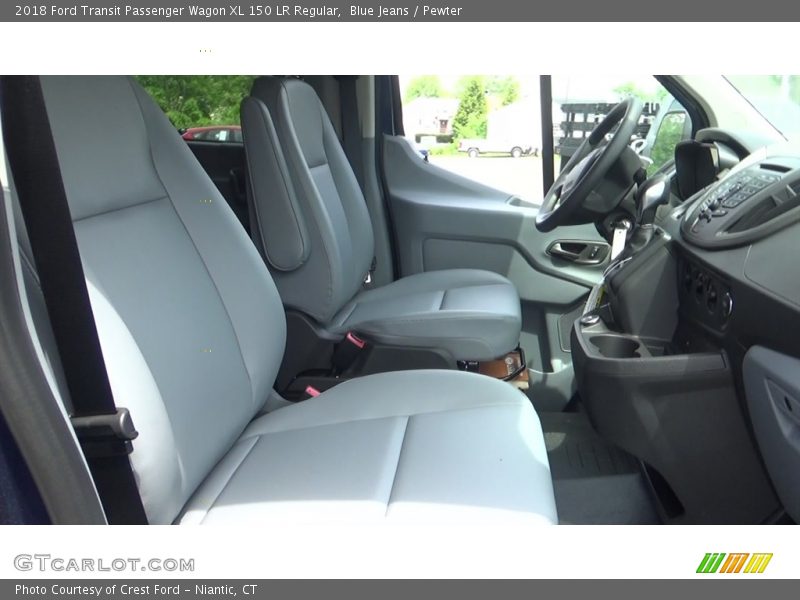 Blue Jeans / Pewter 2018 Ford Transit Passenger Wagon XL 150 LR Regular