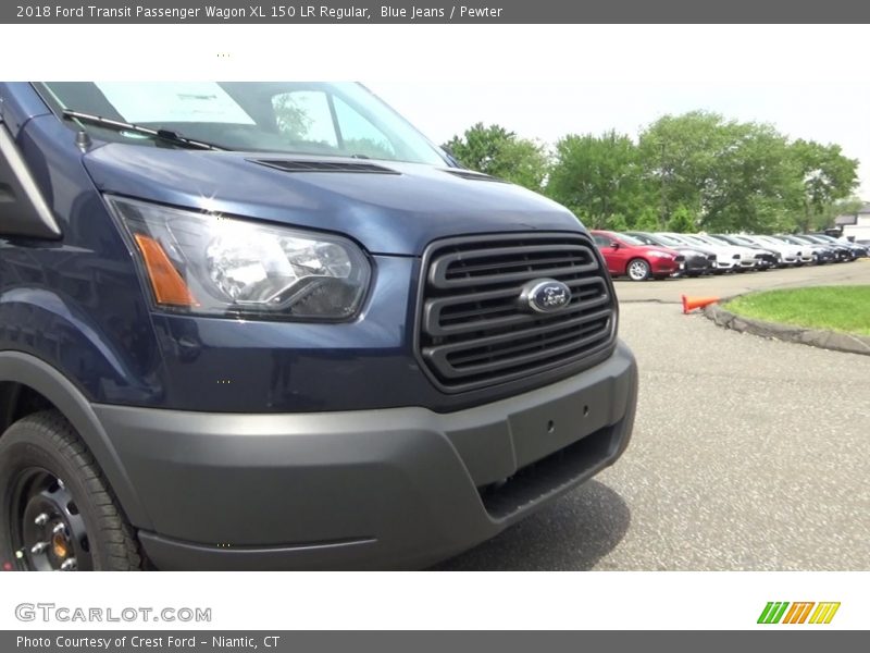 Blue Jeans / Pewter 2018 Ford Transit Passenger Wagon XL 150 LR Regular