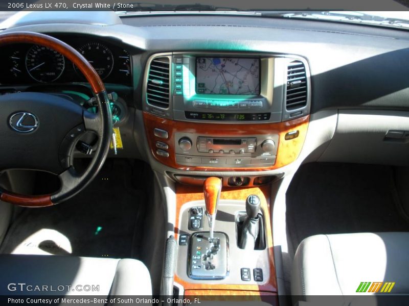 Crystal White / Stone 2006 Lexus LX 470